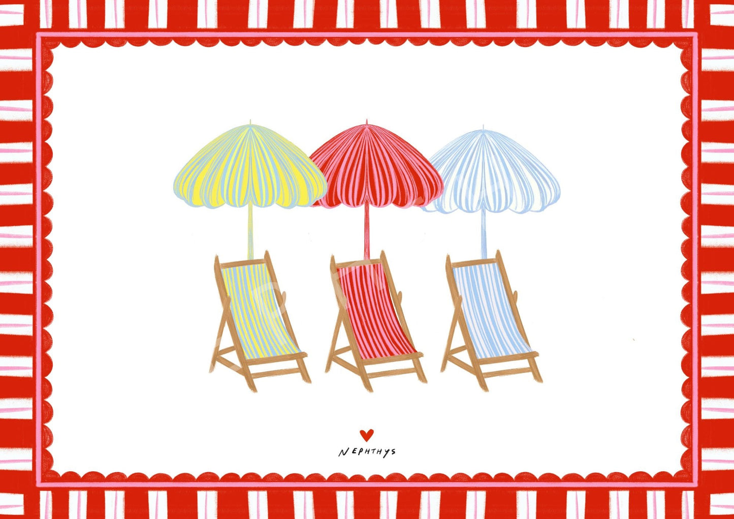 The deck chairs