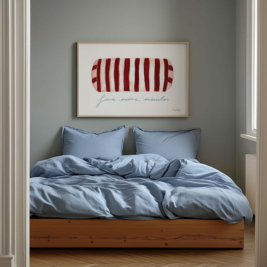 Five More Minutes Striped Bolster