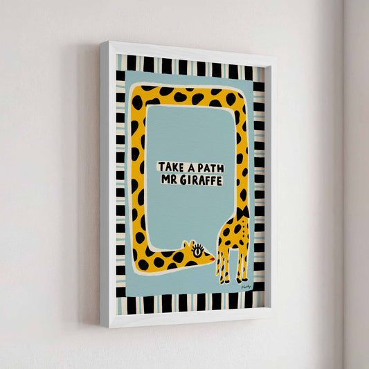Take a Path Mr Giraffe
