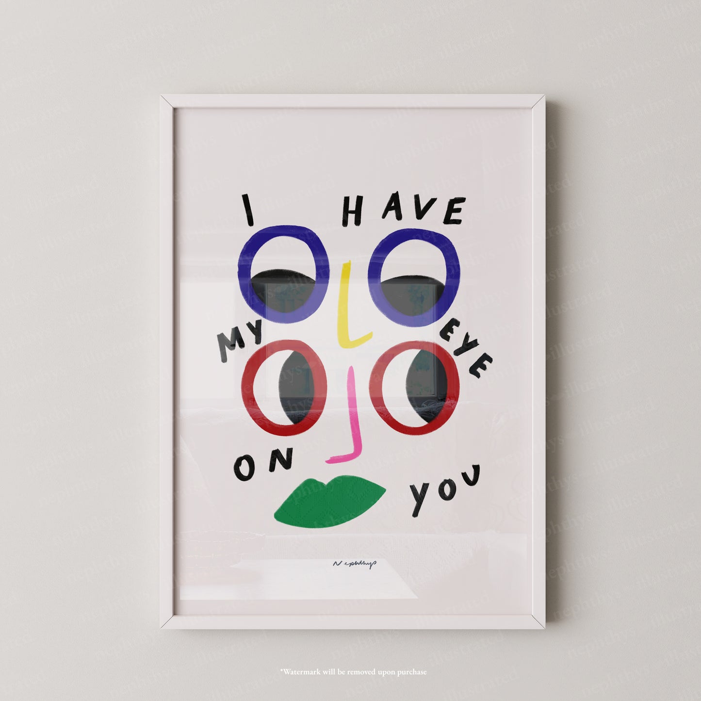 I have my eye on you