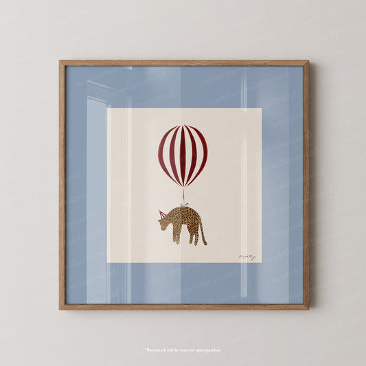 Leopard Balloon Personalised