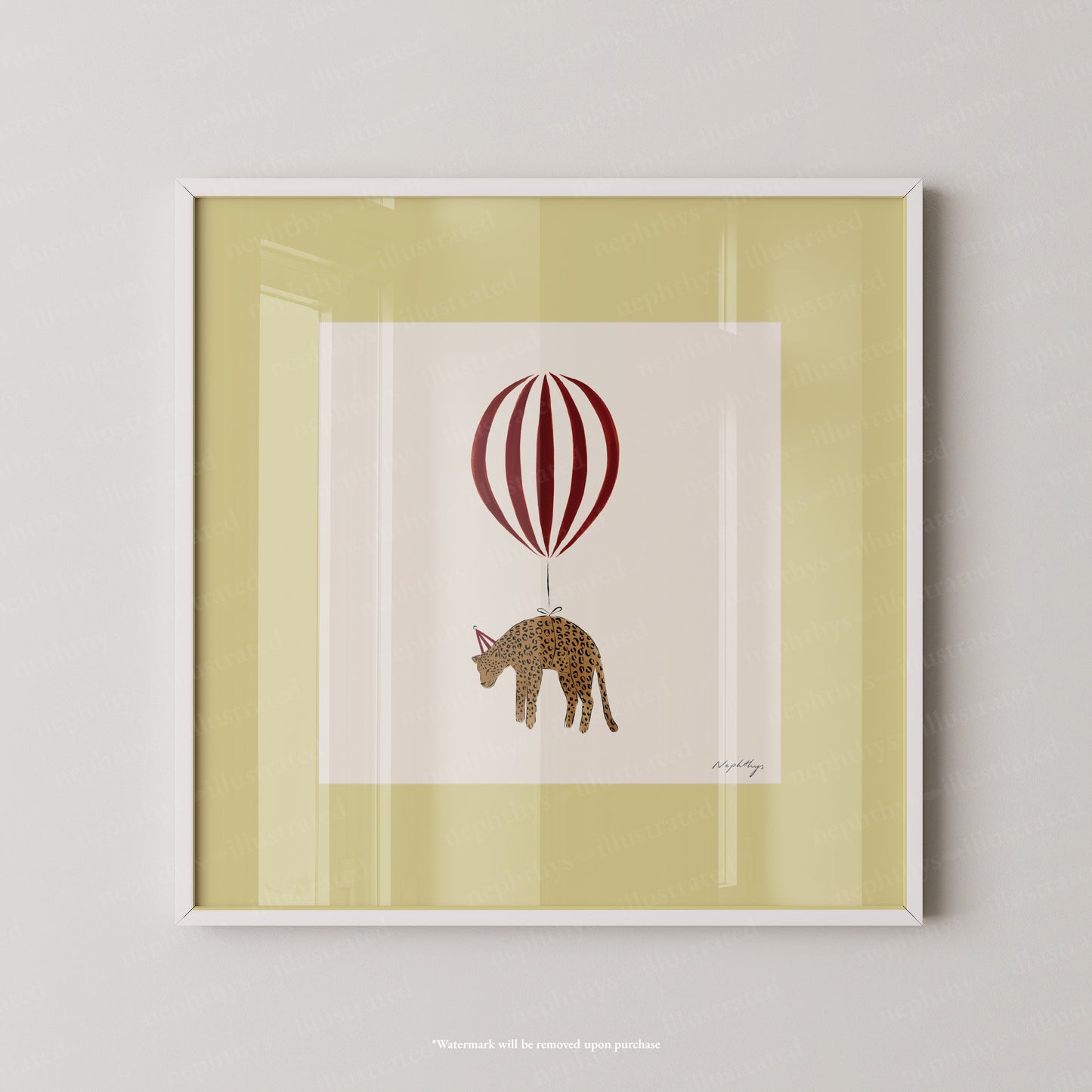 Leopard Balloon Personalised