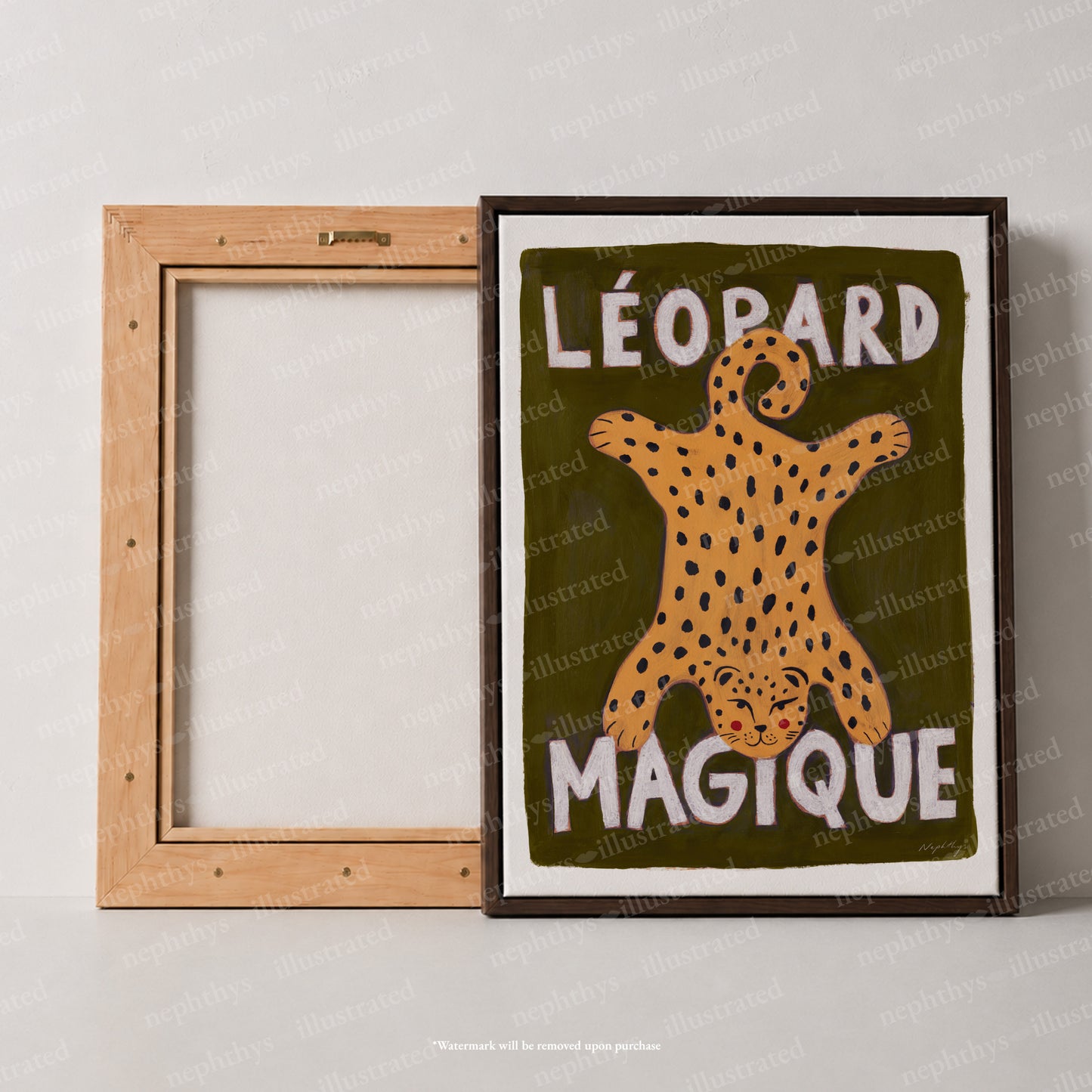 Leopard Magique Canvas