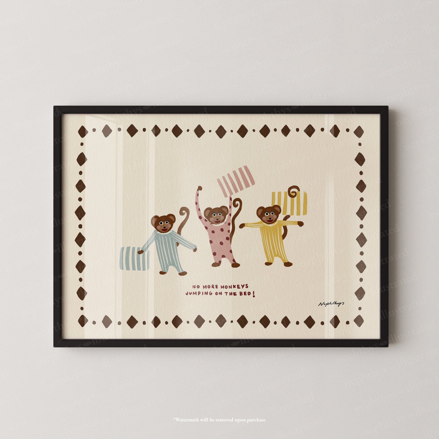 Monkeys on the Bed