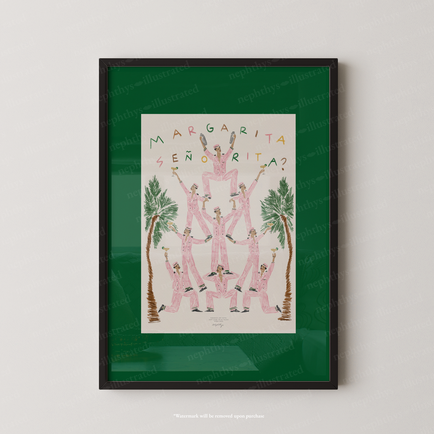 Margarita Señorita Print - Green