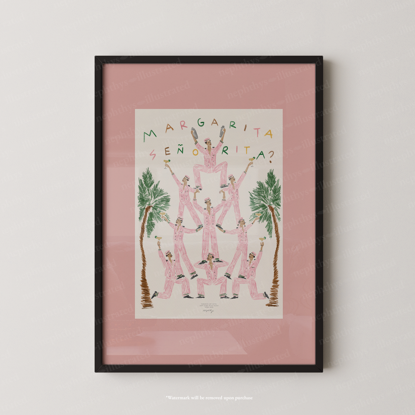 Margarita Señorita Print - Pink