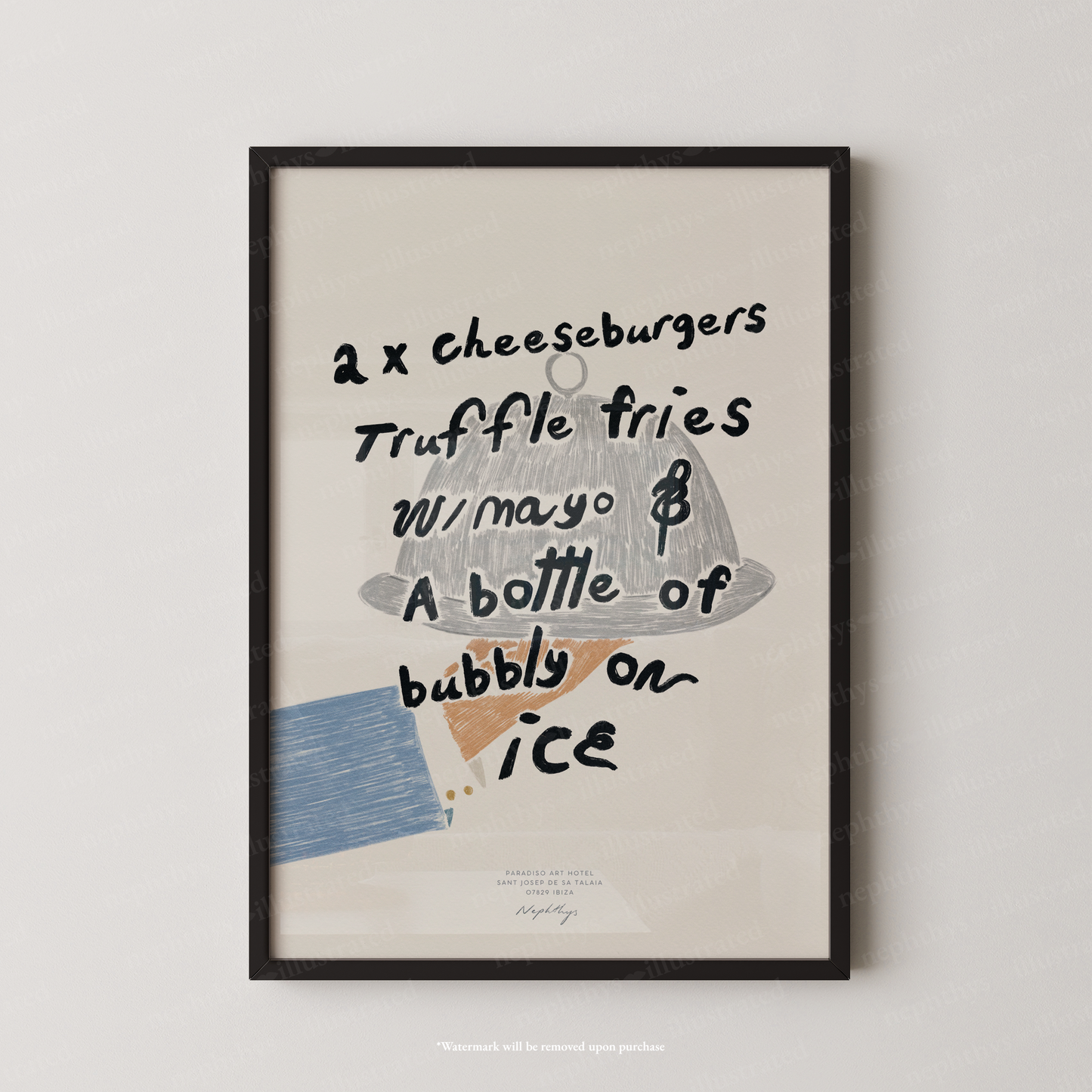 Room Service Order Print