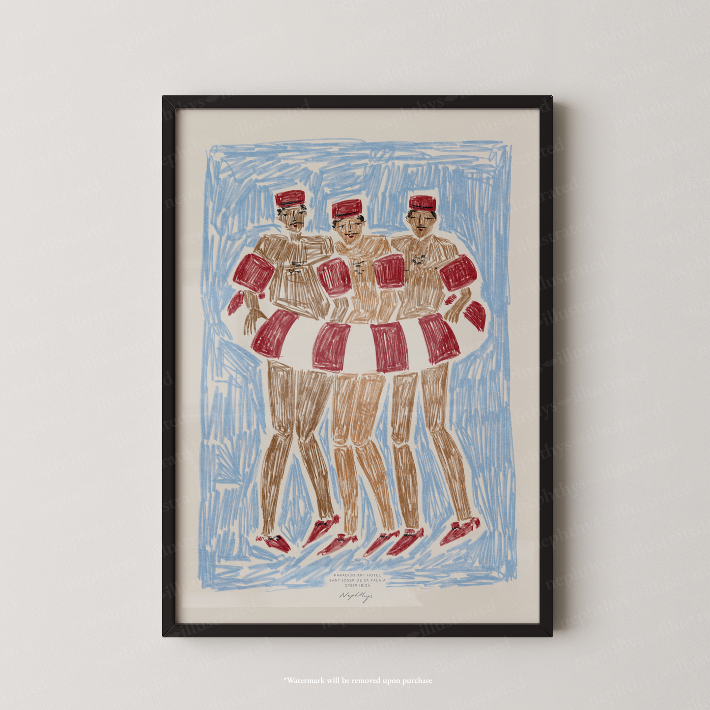 Pool Boys Print