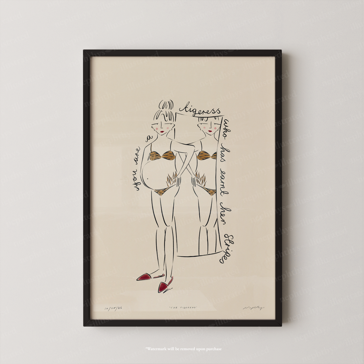 The Tigeress Print
