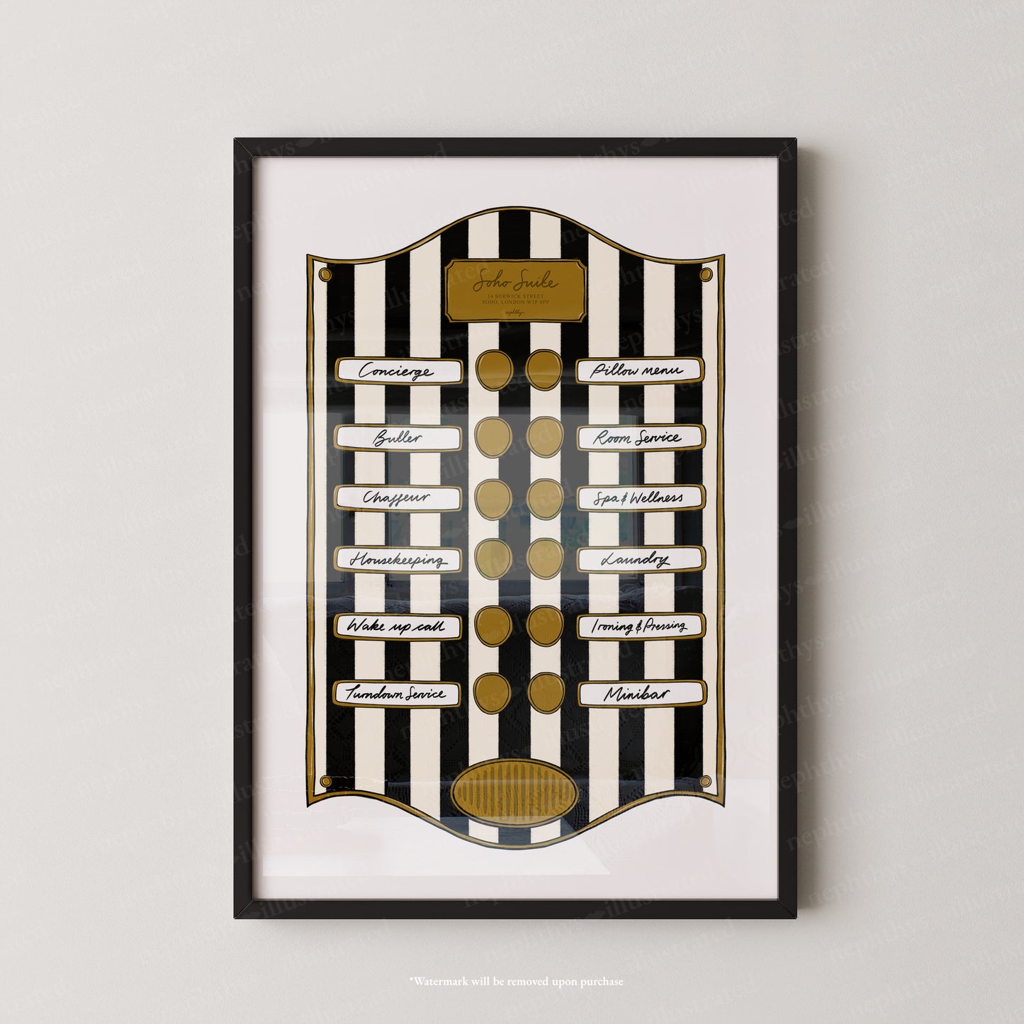 Soho Black Stripe