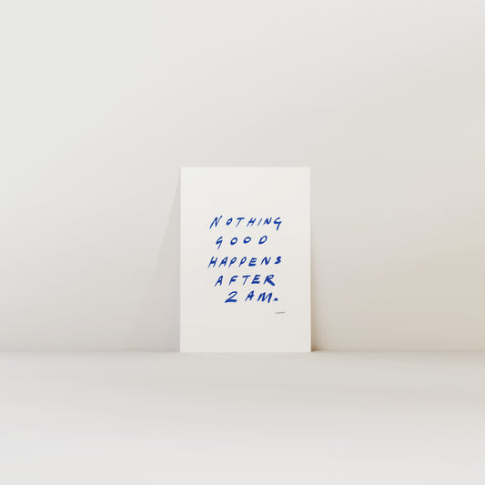 2 AM print