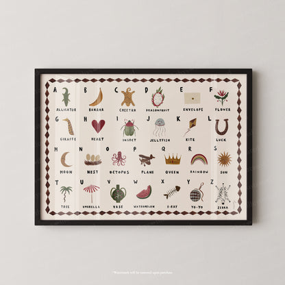 Alphabet Print Landscape