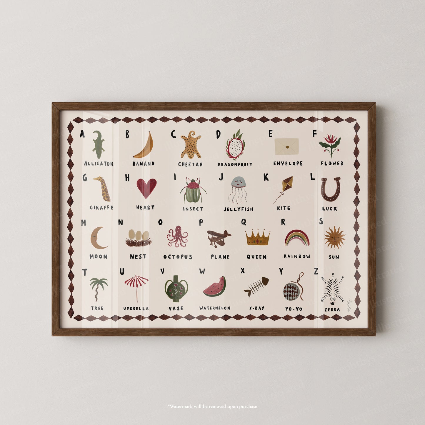 Alphabet Print Landscape