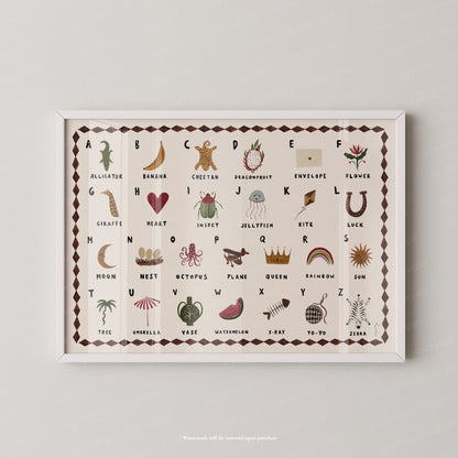 Alphabet Print Landscape