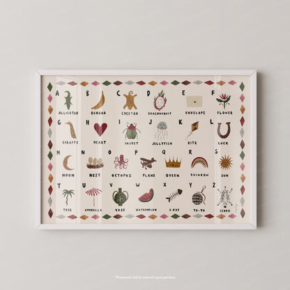 Alphabet Print Landscape