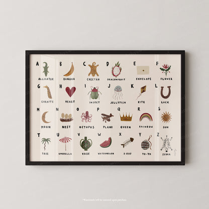 Alphabet Print Landscape