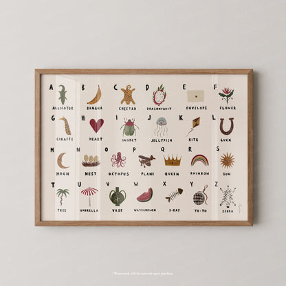 Alphabet Print Landscape