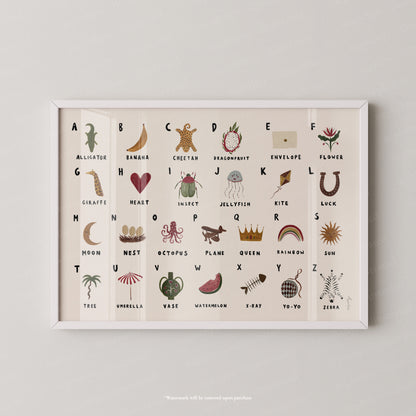 Alphabet Print Landscape