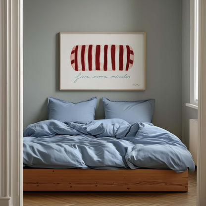 Five More Minutes Striped Bolster