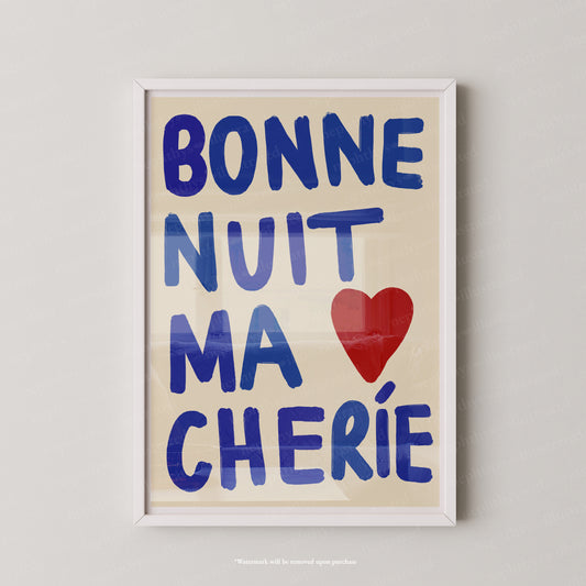 Bonne nuit ma chérie