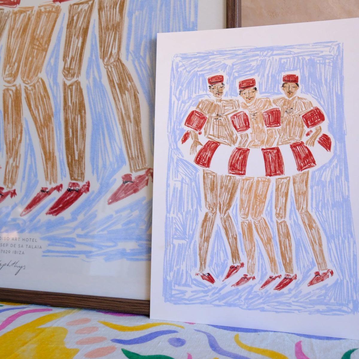 Pool Boys Print - Red