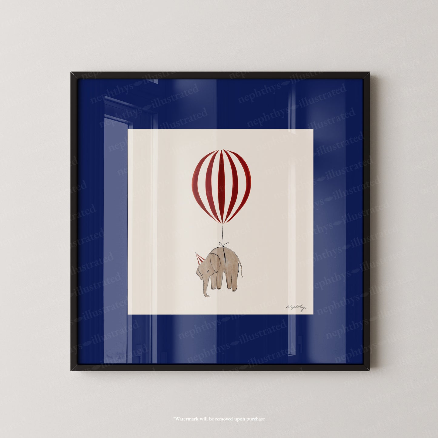 Elephant Balloon Personalised