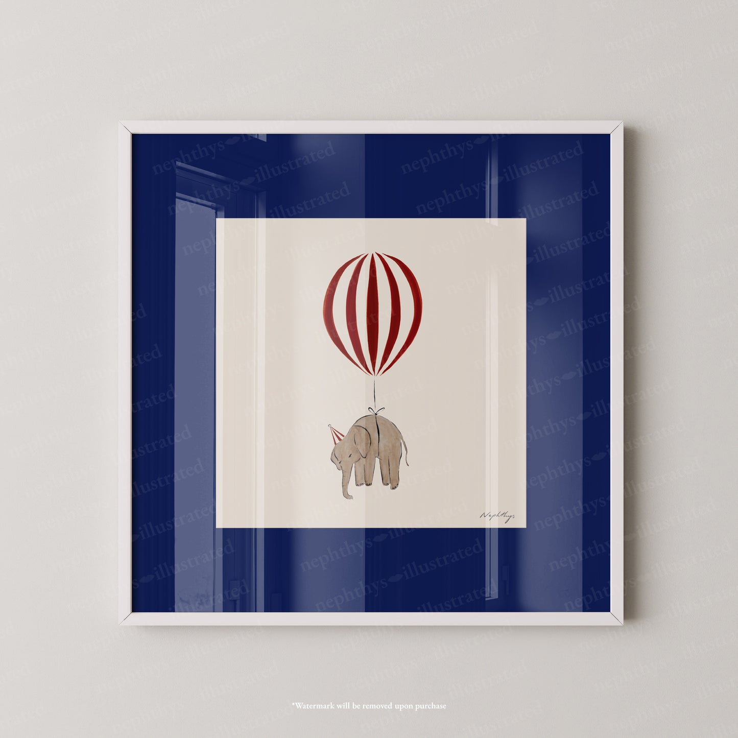 Elephant Balloon Personalised