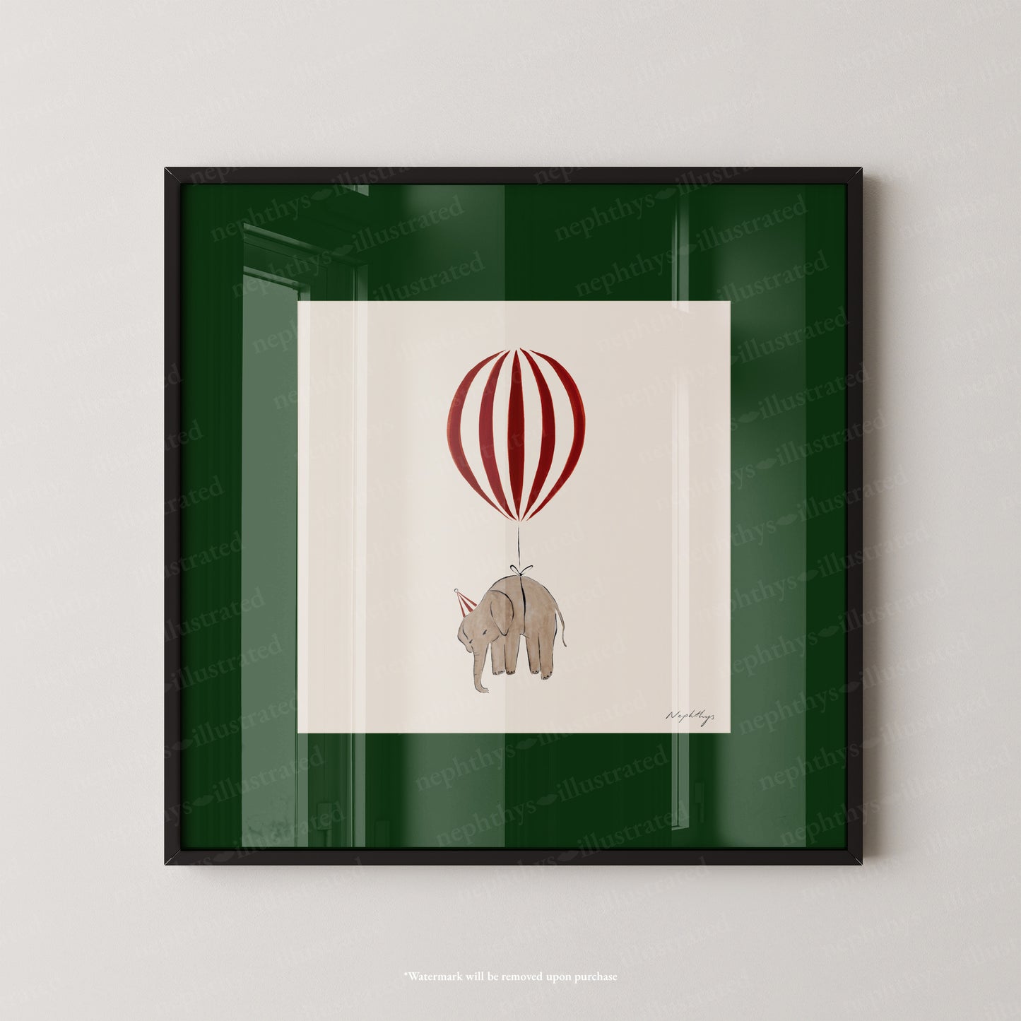 Elephant Balloon Personalised