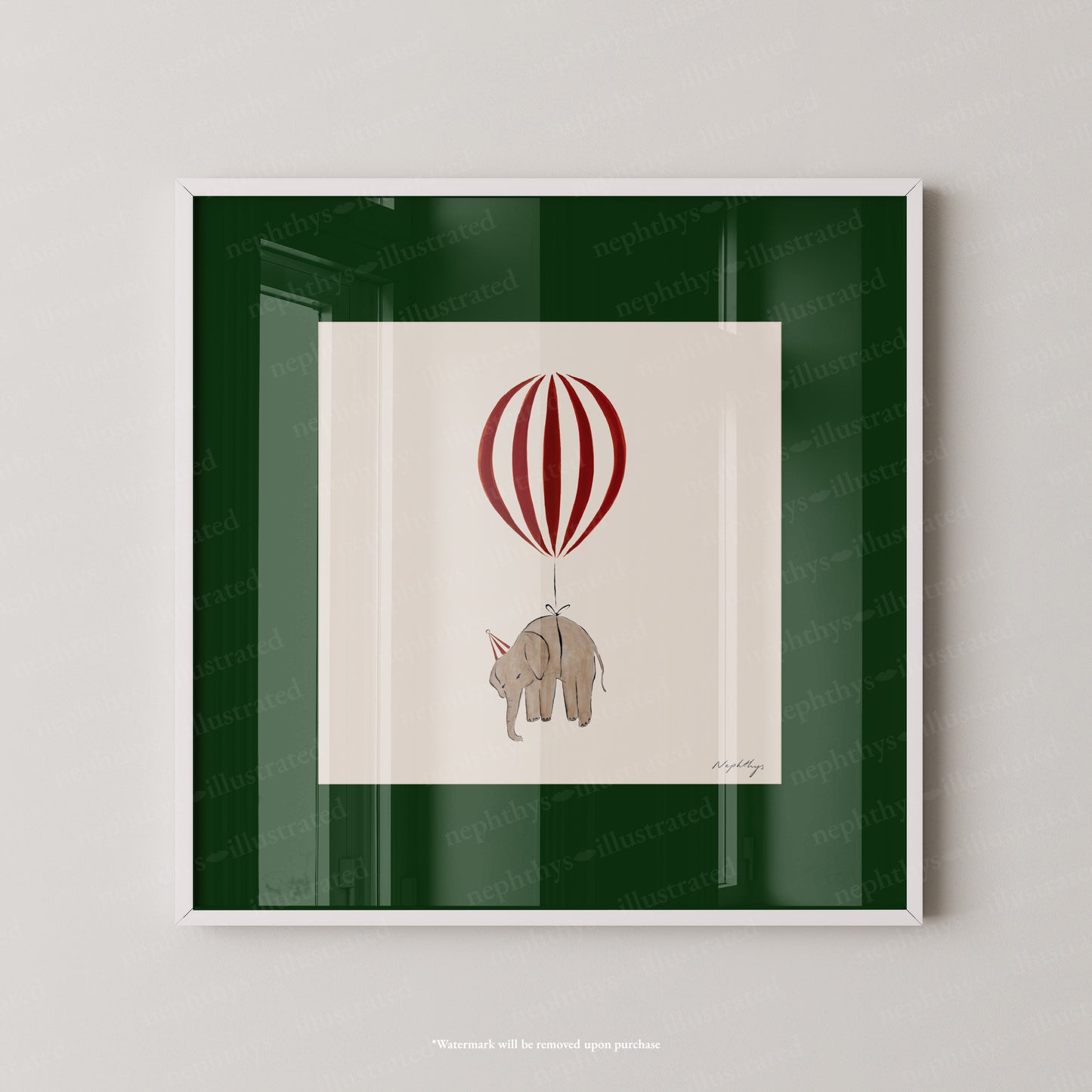 Elephant Balloon Personalised