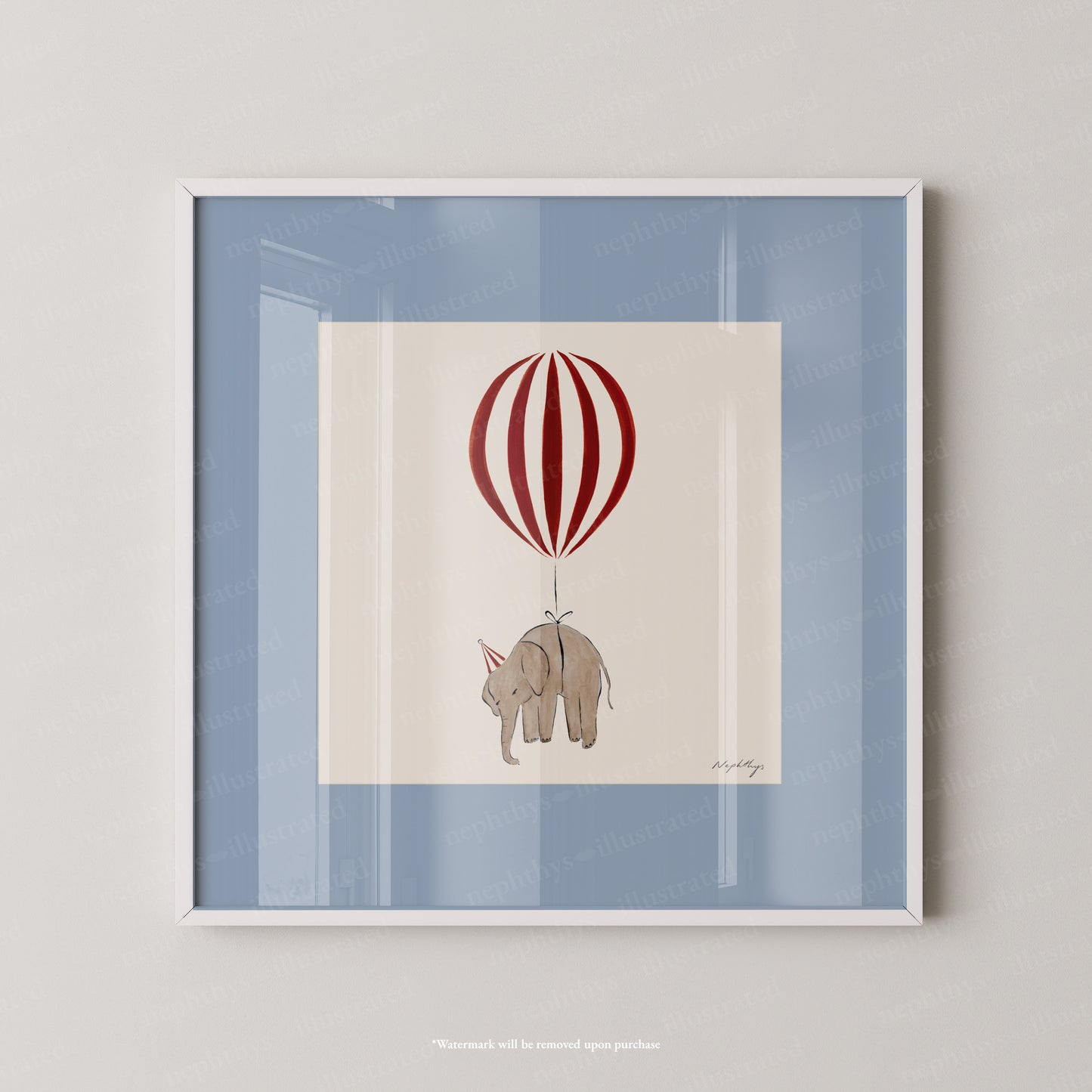 Elephant Balloon Personalised