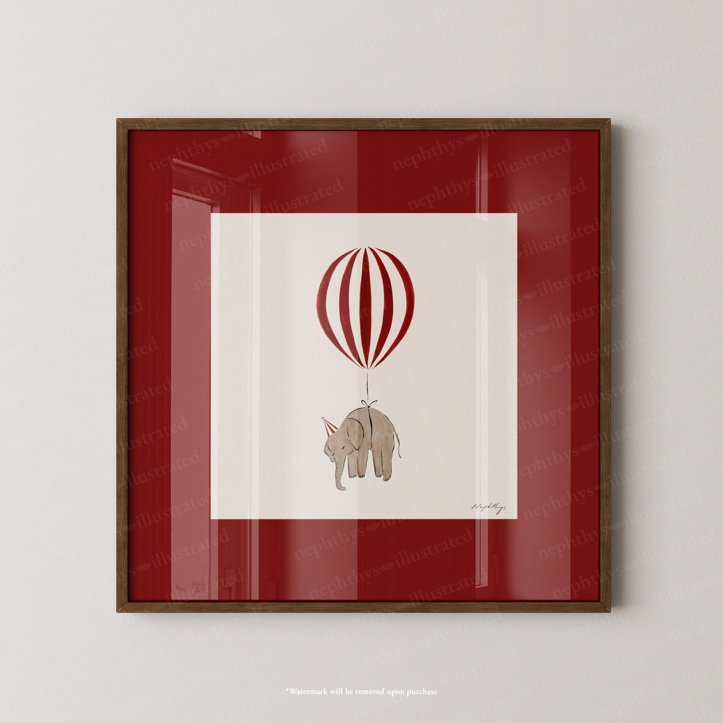 Elephant Balloon Personalised
