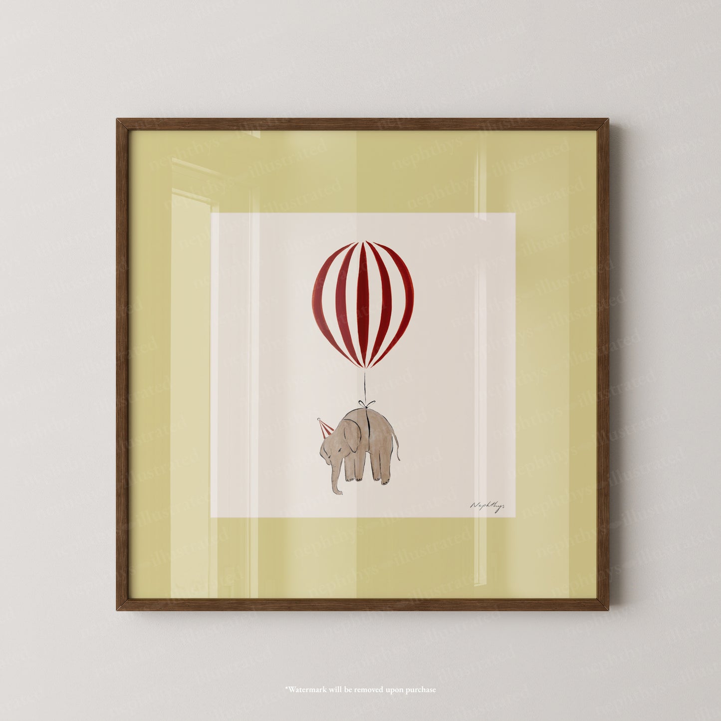 Elephant Balloon Personalised