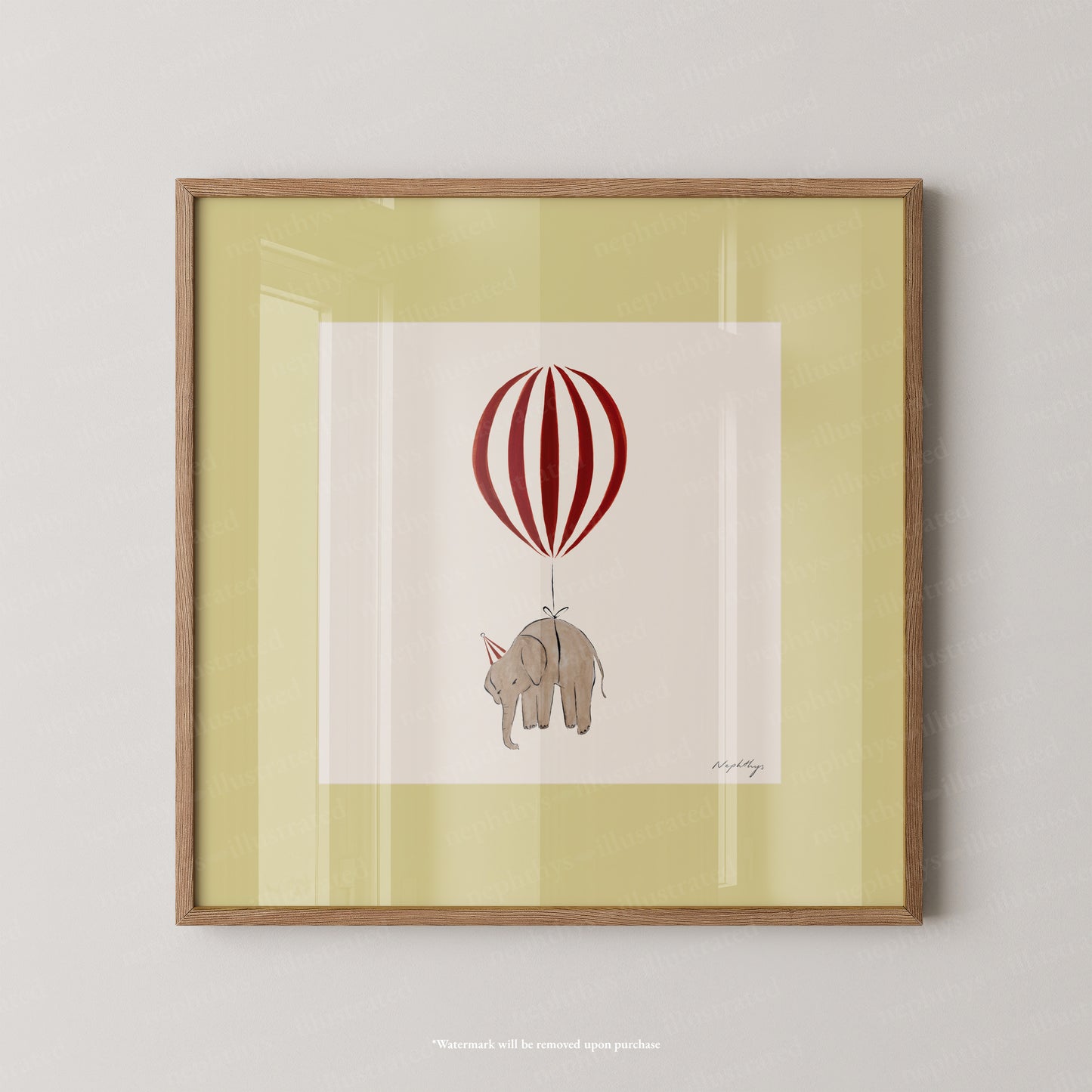 Elephant Balloon Personalised