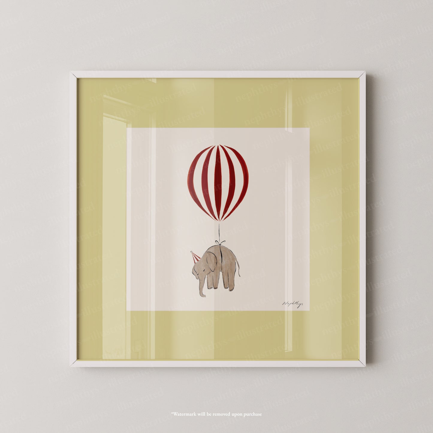 Elephant Balloon Personalised
