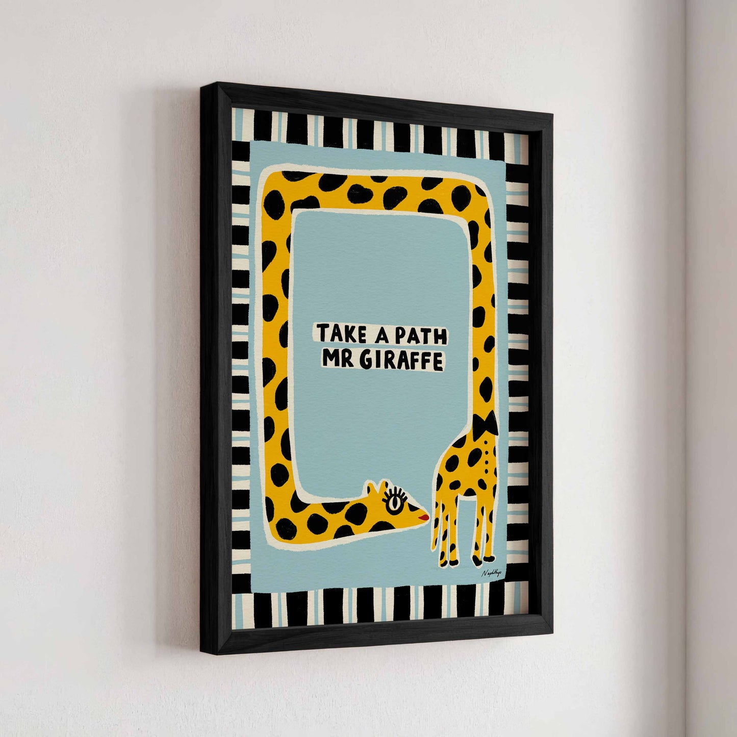 Take a Path Mr Giraffe