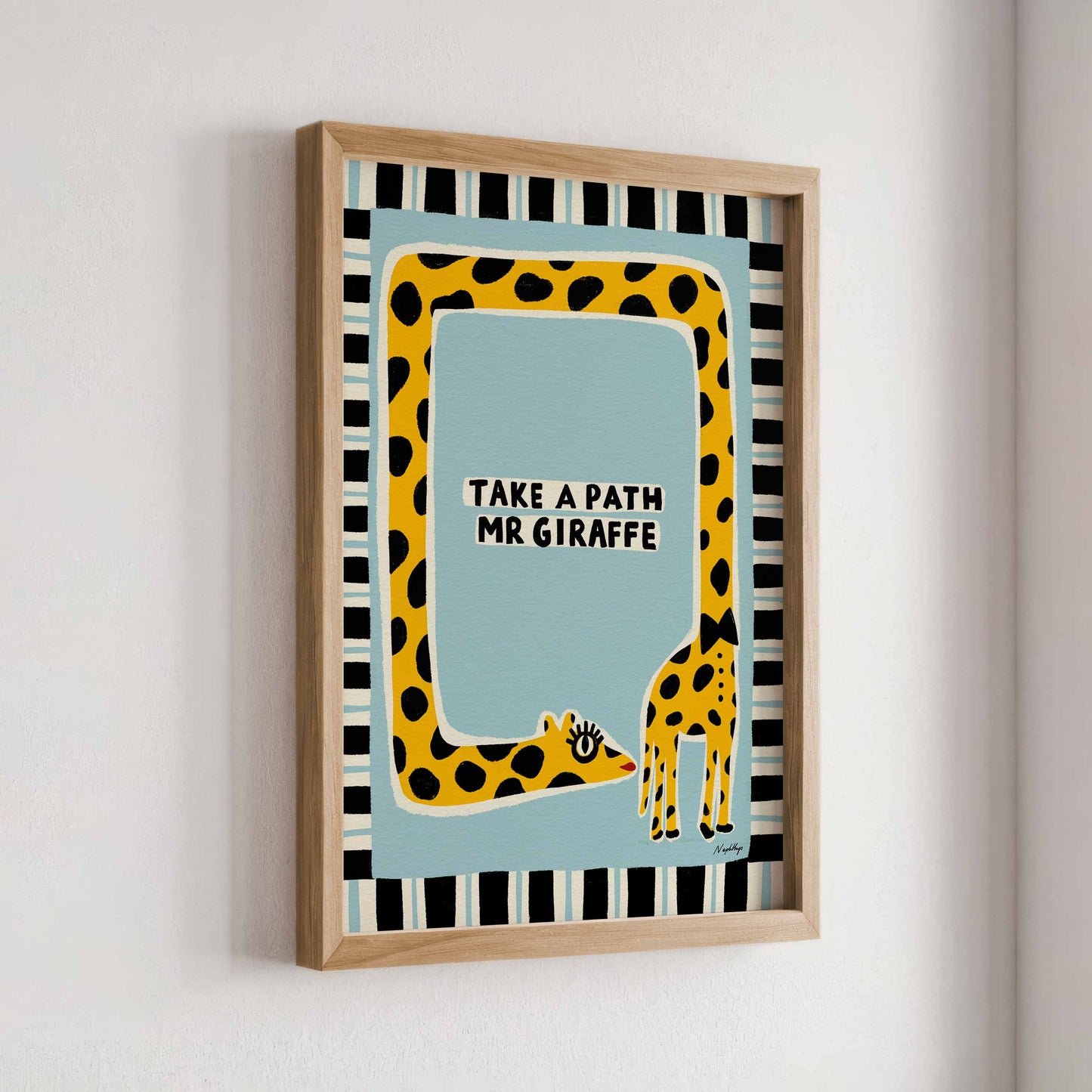 Take a Path Mr Giraffe