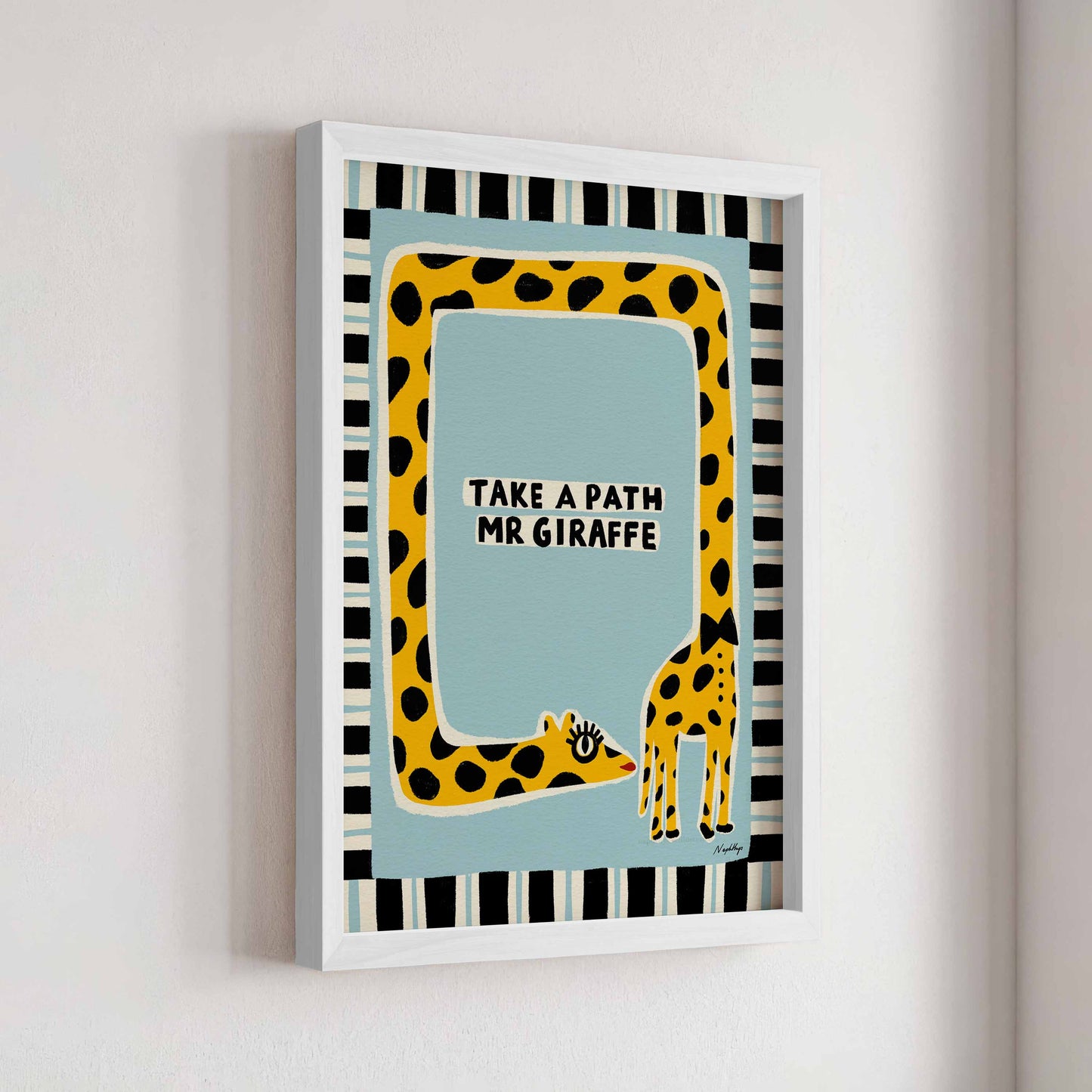 Take a Path Mr Giraffe