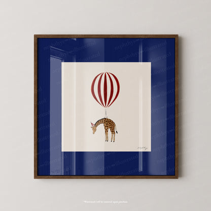 Giraffe Balloon Personalised