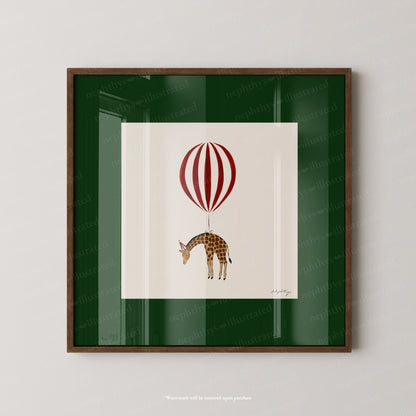 Giraffe Balloon Personalised