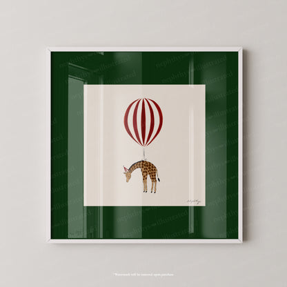 Giraffe Balloon Personalised