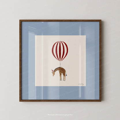 Giraffe Balloon Personalised