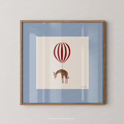 Giraffe Balloon Personalised