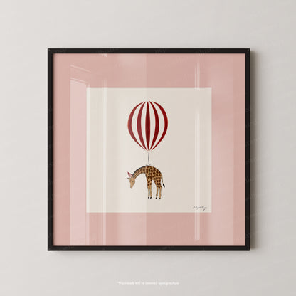 Giraffe Balloon Personalised