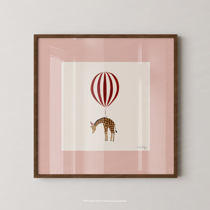 Giraffe Balloon Personalised