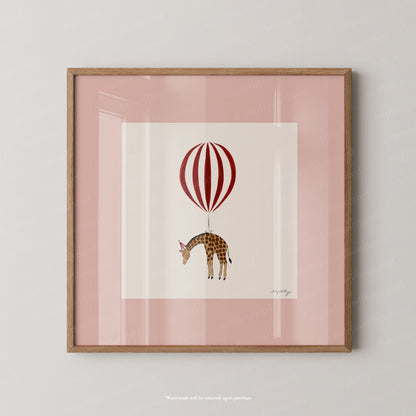 Giraffe Balloon Personalised