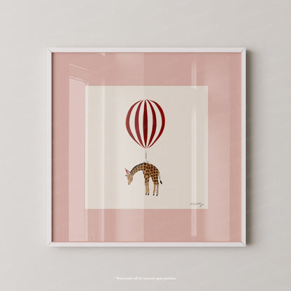 Giraffe Balloon Personalised