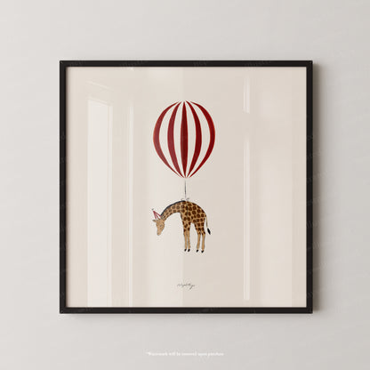 Giraffe Balloon Personalised