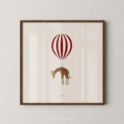 Giraffe Balloon Personalised