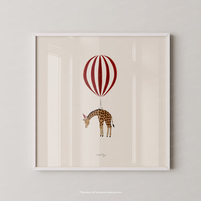Giraffe Balloon Personalised