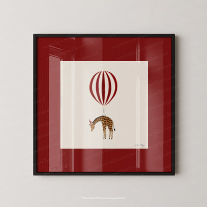Giraffe Balloon Personalised